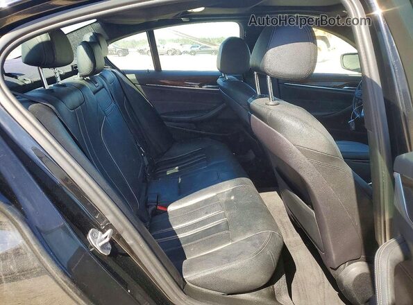 WBAJA5C30HG894005 2017 BMW 5 SERIES Black Vista de los asientos traseros