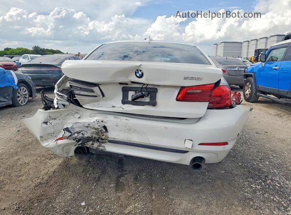 WBAJA5C31HG456271 2017 BMW 5 SERIES White Вид ззаду