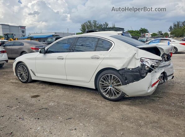 WBAJA5C31HG456271 2017 BMW 5 SERIES White Задня ліва чверть