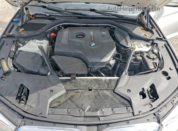 WBAJA5C31HG456271 2017 BMW 5 SERIES White Вид задньої частини салону