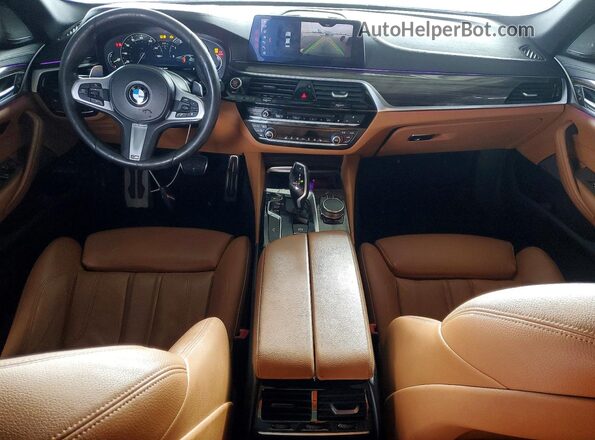 WBAJA5C33HG895133 2017 BMW 5 SERIES Black Առջևի վահանակի տեսք