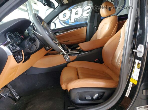 WBAJA5C33HG895133 2017 BMW 5 SERIES Black Սալոնի դիմացի տեսք
