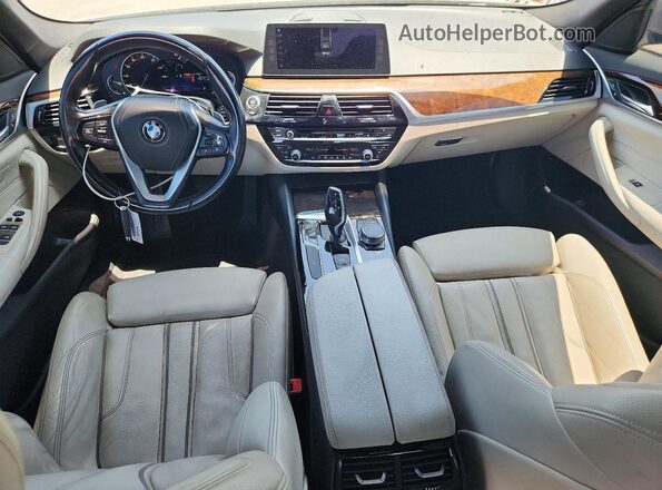 WBAJA5C33HG895679 2017 BMW 5 SERIES Tan Widok deski rozdzielczej
