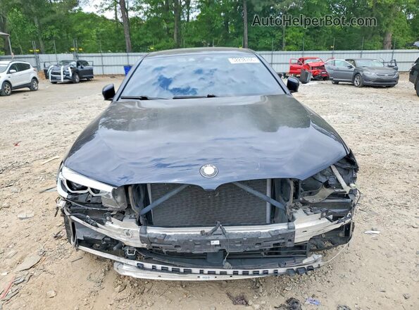 WBAJA5C34HG895660 2017 BMW 5 SERIES Blue Widok z przodu