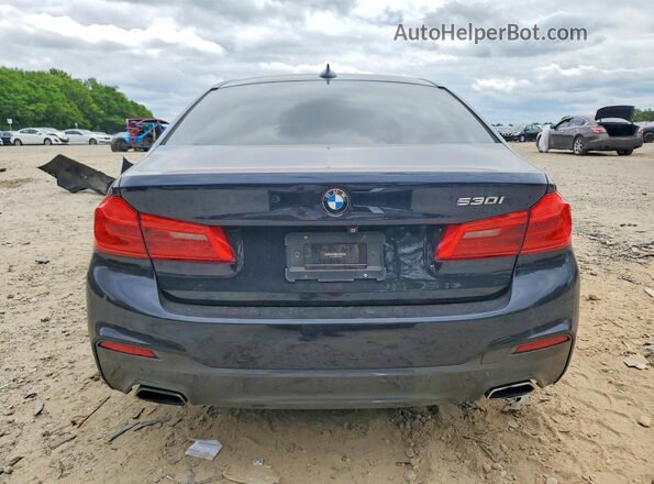 WBAJA5C34HG895660 2017 BMW 5 SERIES Blue Widok z tyłu