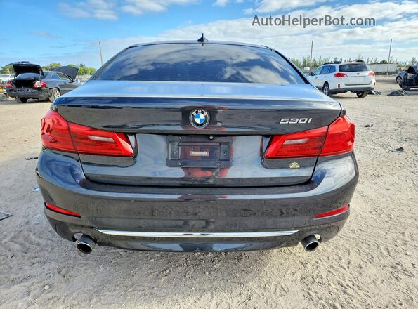 WBAJA5C34HG896887 2017 BMW 5 SERIES Black უკანა ხედი