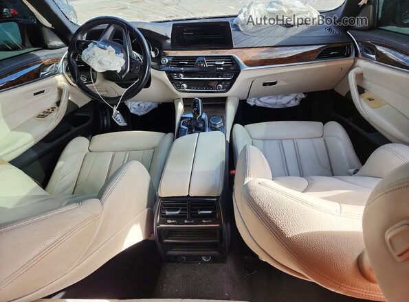 WBAJA5C34HG896887 2017 BMW 5 SERIES Black წინა პანელის ხედი
