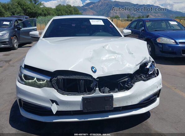 WBAJA5C34HG897506 2017 BMW 5 SERIES White Widok zestawu wskaźników