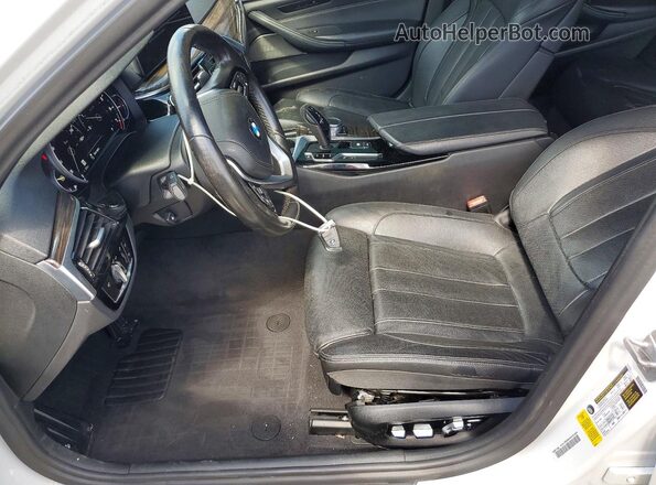 WBAJA5C35HG896316 2017 BMW 5 SERIES White Vista interior delantera