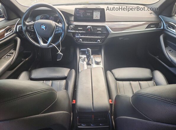 WBAJA5C35HG897854 2017 BMW 5 SERIES Black Dashboard view