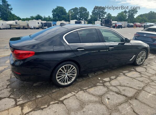 WBAJA5C35HG897854 2017 BMW 5 SERIES Black Rear right