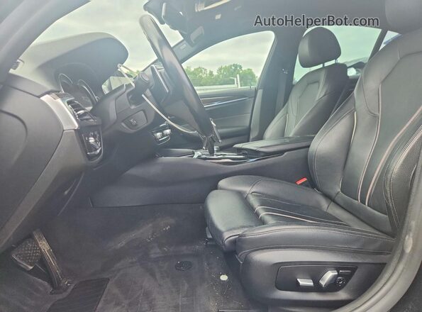 WBAJA5C35HG897854 2017 BMW 5 SERIES Black Front interior view