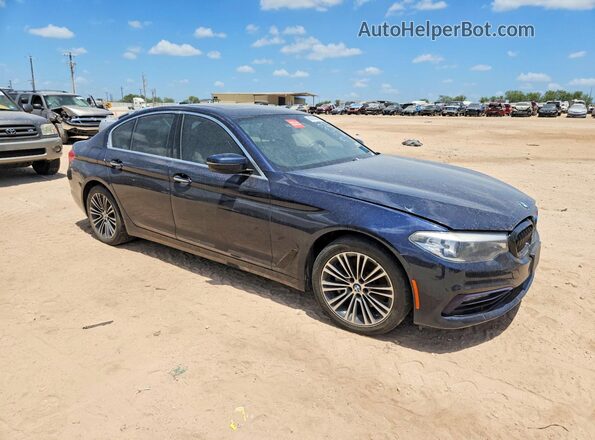 WBAJA5C36HG893988 2017 BMW 5 SERIES Blue Front right