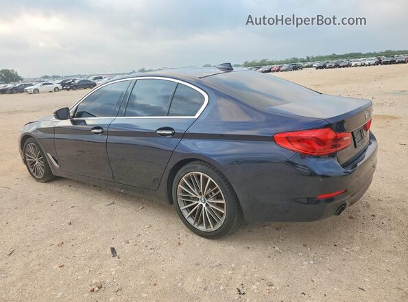WBAJA5C39HG894391 2017 BMW 5 SERIES Blue Rear left