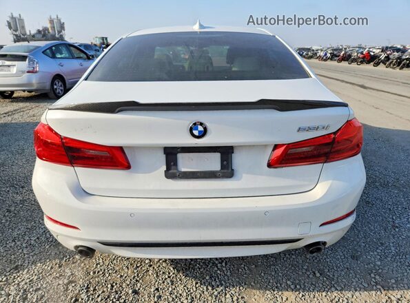 WBAJA5C3XHG456074 2017 BMW 5 SERIES White Հետևի տեսք