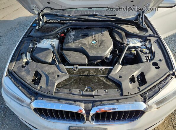 WBAJA5C3XHG456074 2017 BMW 5 SERIES White Սալոնի հետևի տեսք
