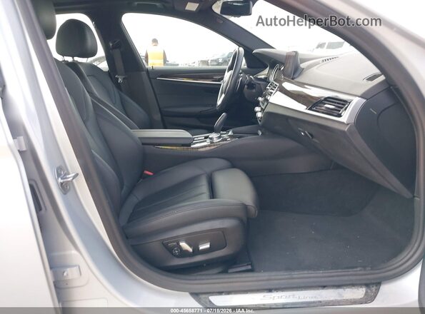 WBAJA5C50KBX86277 2019 BMW 5 SERIES Silver წინა სალონის ხედი