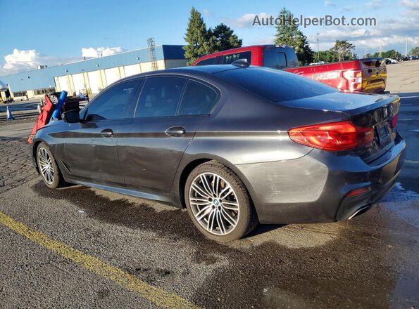 WBAJA5C50KWW13500 2019 BMW 5 SERIES Charcoal Trasero izquierdo