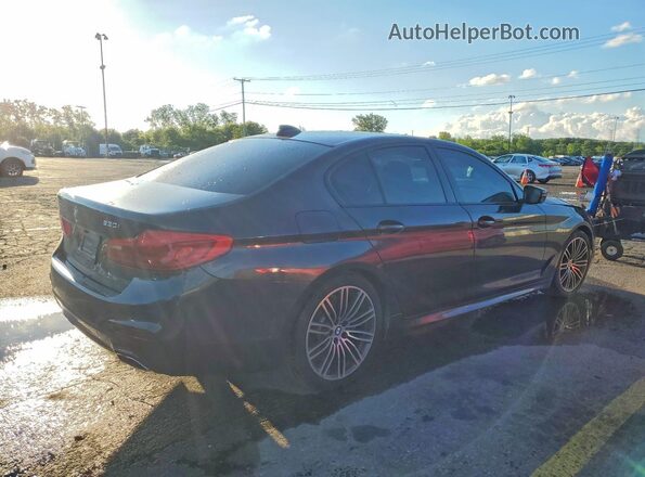 WBAJA5C50KWW13500 2019 BMW 5 SERIES Charcoal Trasero derecho