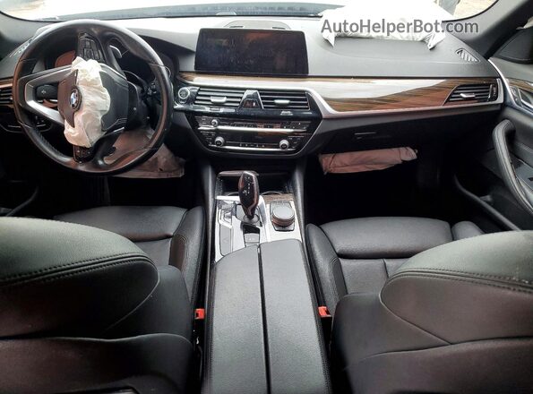 WBAJA5C50KWW40213 2019 BMW 5 SERIES Black Вид панелі приладів