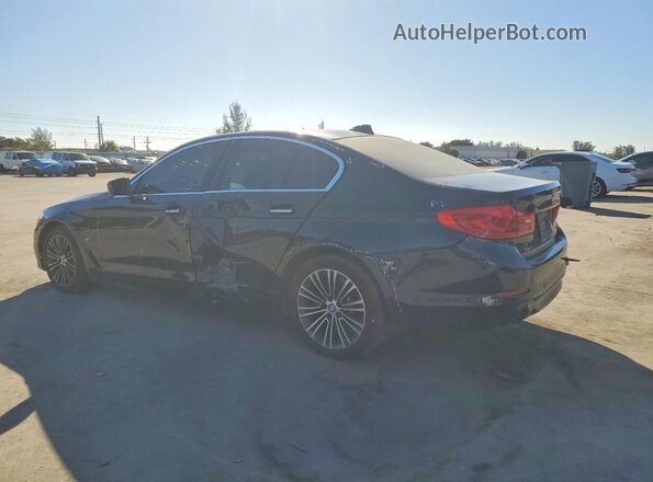 WBAJA5C51JWA38874 2018 BMW 5 SERIES Blue Tył lewy