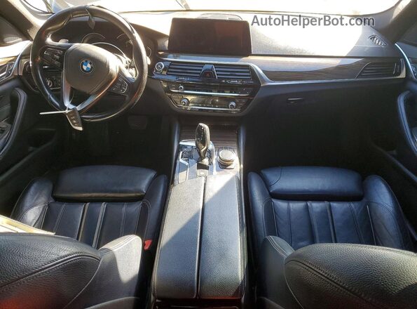 WBAJA5C51JWA38874 2018 BMW 5 SERIES Blue Widok deski rozdzielczej