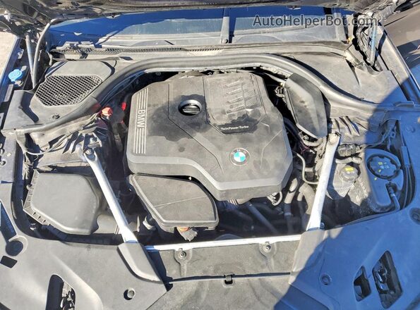 WBAJA5C51JWA38874 2018 BMW 5 SERIES Blue Widok wnętrza z tyłu