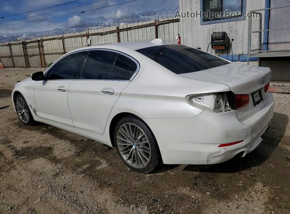 WBAJA5C52JWA36003 2018 BMW 5 SERIES White Trasero izquierdo