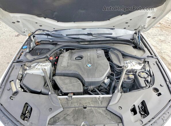 WBAJA5C52JWA36003 2018 BMW 5 SERIES White Vista interior trasera