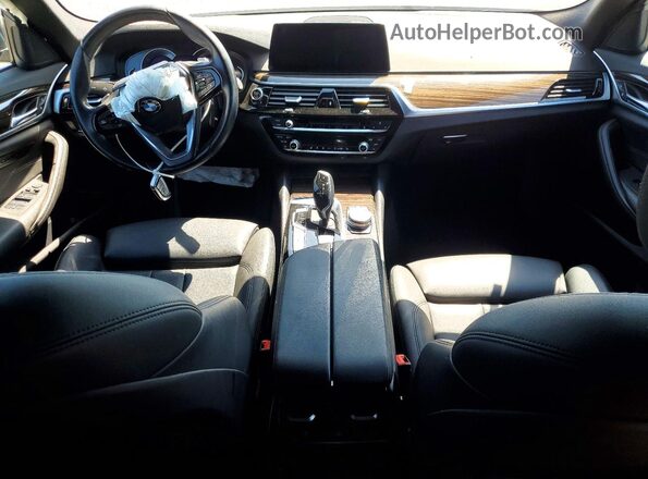 WBAJA5C52KBX86457 2019 BMW 5 SERIES Black წინა პანელის ხედი