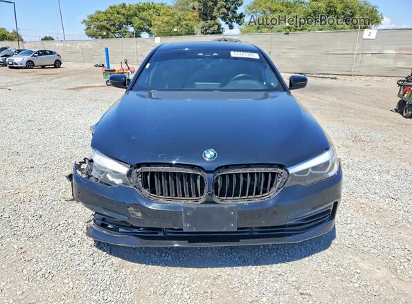 WBAJA5C52KBX86457 2019 BMW 5 SERIES Black წინა ხედი