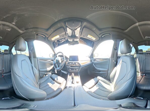 WBAJA5C52KBX86457 2019 BMW 5 SERIES Black VIN კოდის სტიკერის ხედი