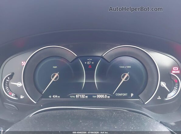 WBAJA5C53KWW07660 2019 BMW 5 SERIES Black Widok tylnych siedzeń