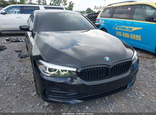 WBAJA5C53KWW07660 2019 BMW 5 SERIES Black Widok z przodu