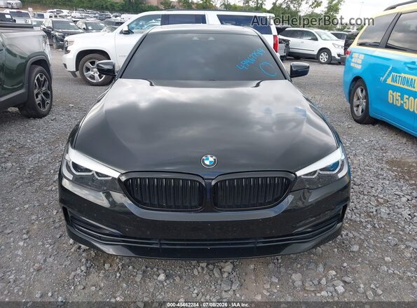 WBAJA5C53KWW07660 2019 BMW 5 SERIES Black Widok zestawu wskaźników