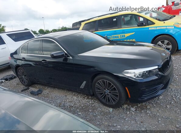 WBAJA5C53KWW07660 2019 BMW 5 SERIES Black Widok wnętrza z tyłu