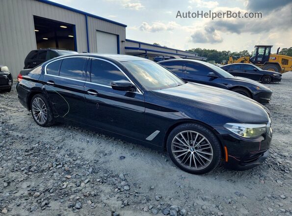 WBAJA5C54JWA37038 2018 BMW 5 SERIES Black Przód prawy