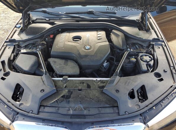 WBAJA5C54JWA37671 2018 BMW 5 SERIES Black უკანა სალონის ხედი