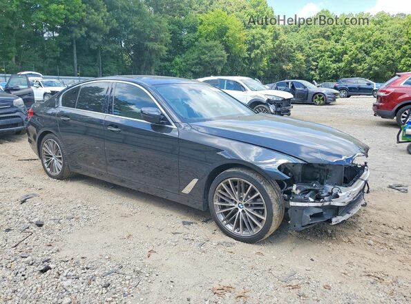 WBAJA5C54JWA38304 2018 BMW 5 SERIES Black წინა მარჯვენა