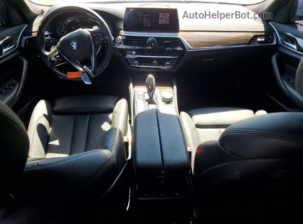 WBAJA5C54KWW07148 2019 BMW 5 SERIES Silver Вид панелі приладів