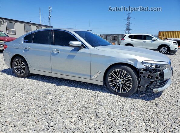 WBAJA5C54KWW07148 2019 BMW 5 SERIES Silver Передня права чверть