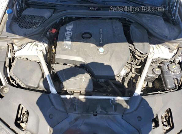 WBAJA5C54KWW07148 2019 BMW 5 SERIES Silver Вид задньої частини салону