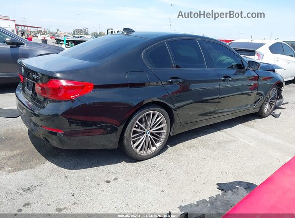 WBAJA5C54KWW39162 2019 BMW 5 SERIES Черный Задняя правая четверть