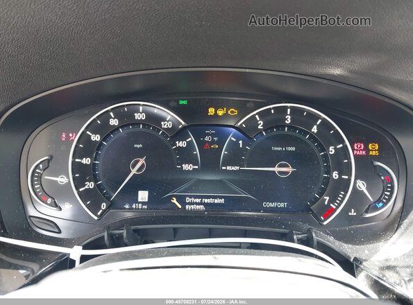 WBAJA5C54KWW39162 2019 BMW 5 SERIES Черный Вид задних сидений