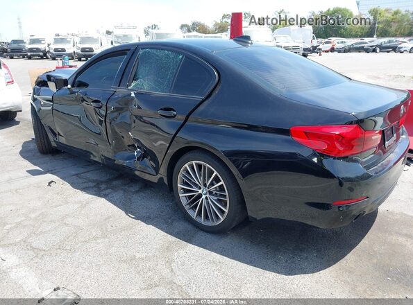 WBAJA5C54KWW39162 2019 BMW 5 SERIES Черный Задняя левая четверть