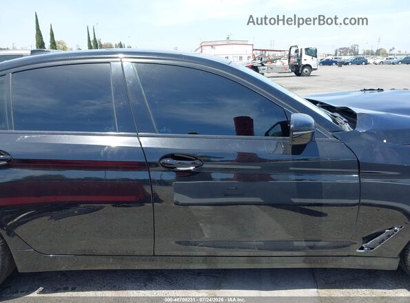 WBAJA5C54KWW39162 2019 BMW 5 SERIES Черный Вид задней части салона