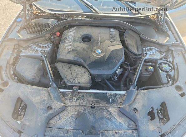WBAJA5C55JG898140 2018 BMW 5 SERIES Silver უკანა სალონის ხედი