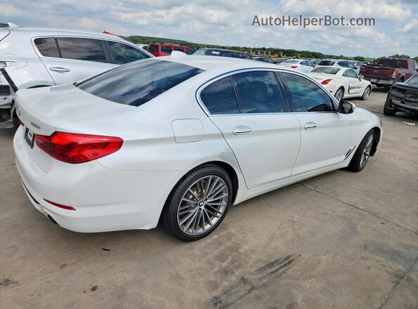 WBAJA5C55JG899675 2018 BMW 5 SERIES Белый Задняя правая четверть