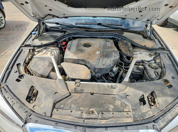 WBAJA5C55JG899675 2018 BMW 5 SERIES Белый Вид задней части салона