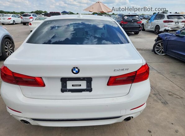 WBAJA5C55JG899675 2018 BMW 5 SERIES Белый Вид сзади